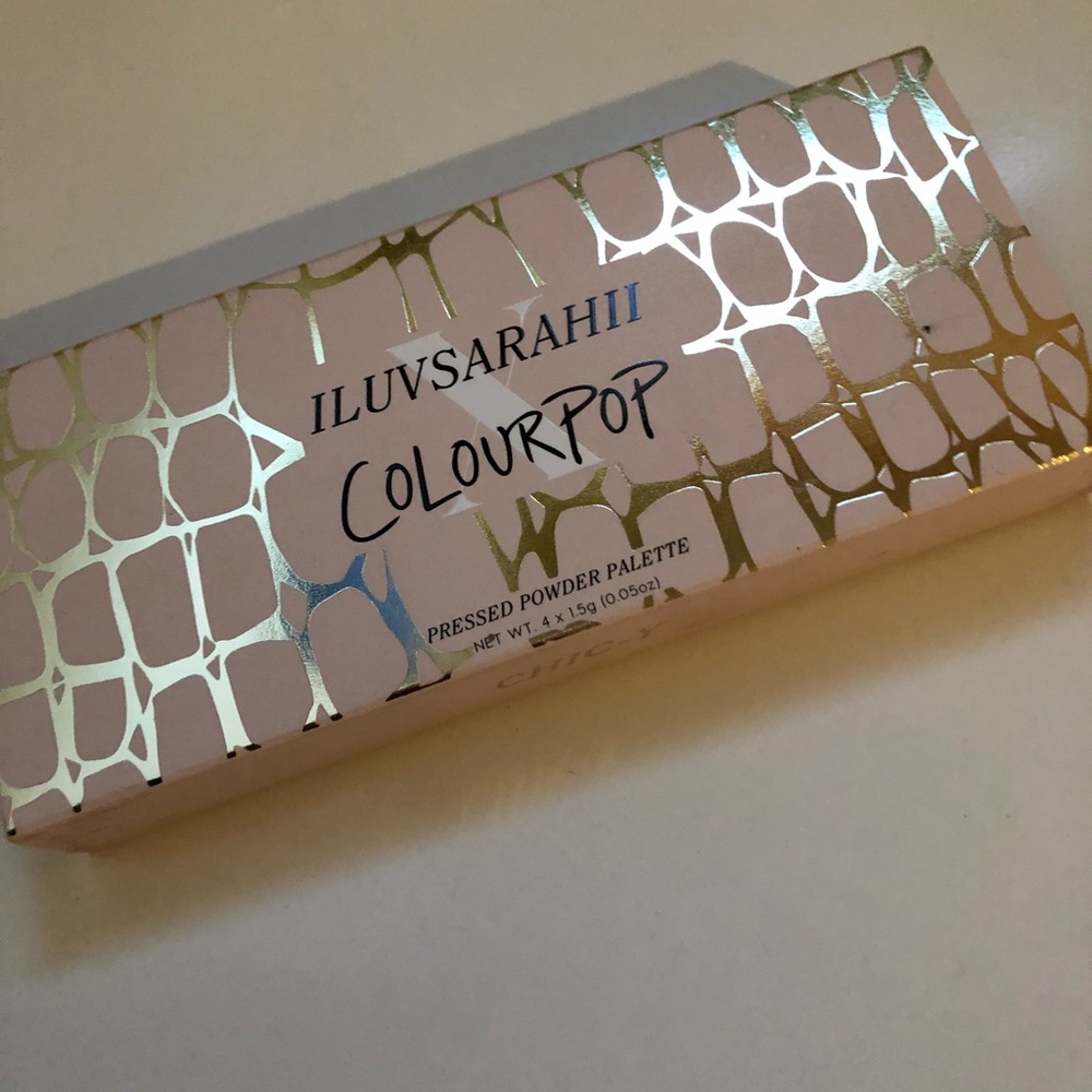 Colourpop X iluvsarahii Chik -y palette